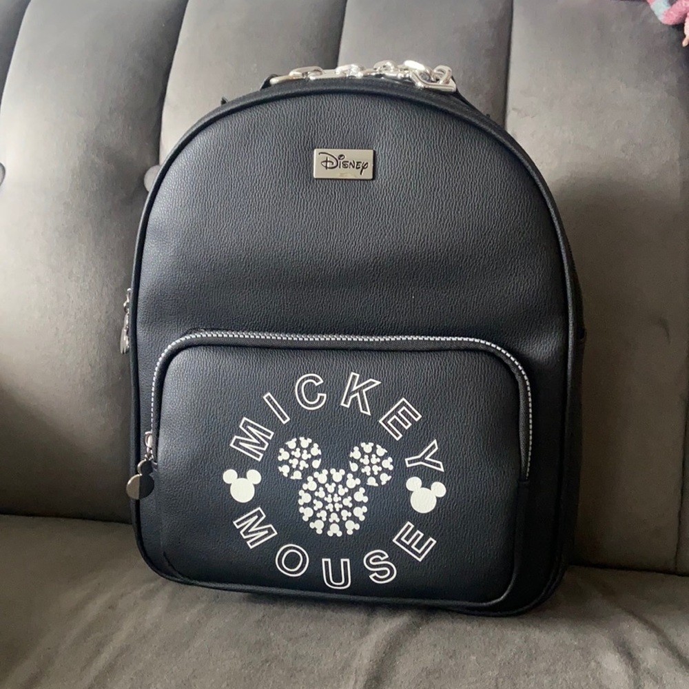 Disney Mickey Mouse Black Backpack